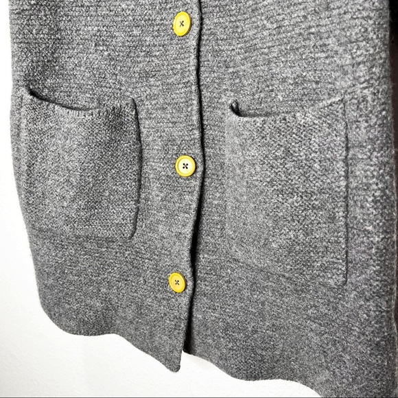 Gudrun Sjödén Felted 100% Wool Long Collar Jacket Coat Lagenlook - Picture 3 of 12